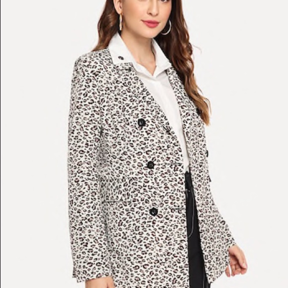 ❤️CLEAROUT❤️ Autumn Leopard Print Blazer - Picture 3 of 5